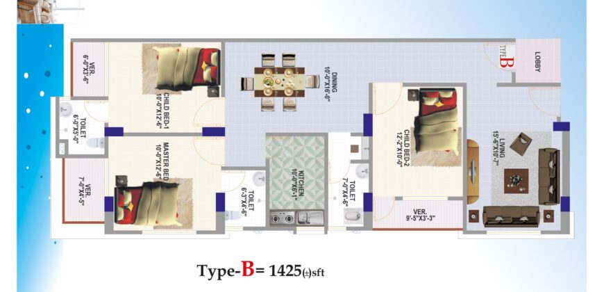 KHONIK TOWER- TYPE B-1425 (SFT)