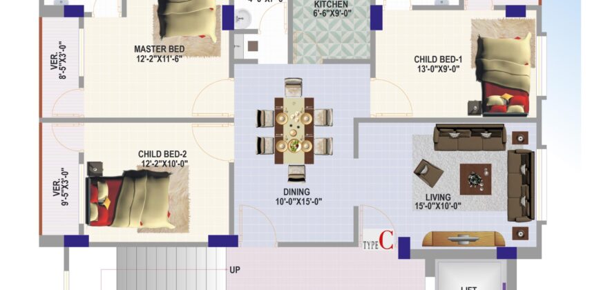 KHONIK TOWER- TYPE C-1315 (SFT) KHONIK TOWER- TYPE C-1315 (SFT)