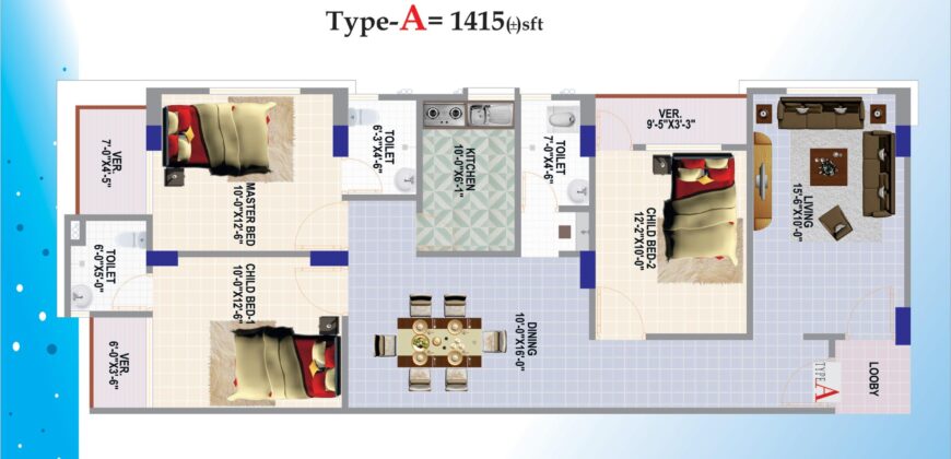 KHONIK TOWER- TYPE A-1415 (SFT)