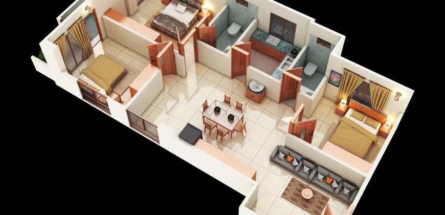 RAMZAN TOWER- TYPE C (1360 SFT)